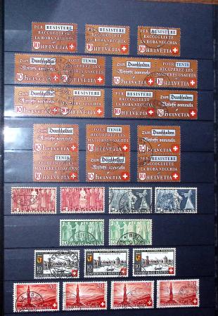1850-1974 Collection de neufs et d'oblitérés en quatre