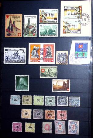 1850-1974 Collection de neufs et d'oblitérés en quatre
