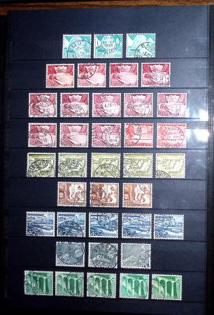 1850-1974 Collection de neufs et d'oblitérés en quatre