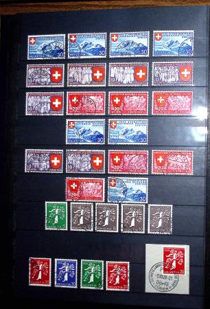 1850-1974 Collection de neufs et d'oblitérés en quatre