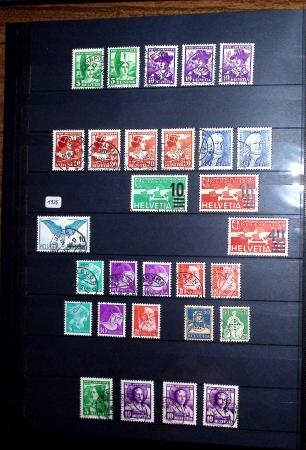 1850-1974 Collection de neufs et d'oblitérés en quatre