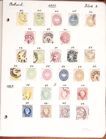 1850-1948 Old-time collection on pages with some classics, fine
