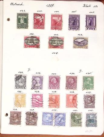 1850-1948 Old-time collection on pages with some classics, fine