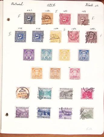 1850-1948 Old-time collection on pages with some classics, fine