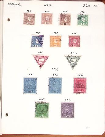 1850-1948 Old-time collection on pages with some classics, fine