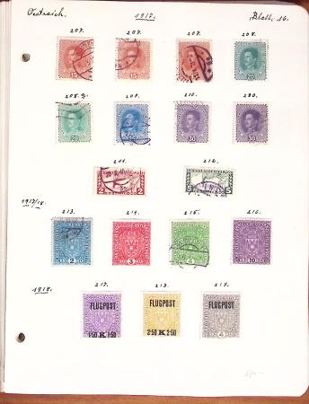 1850-1948 Old-time collection on pages with some classics, fine