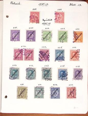 1850-1948 Old-time collection on pages with some classics, fine