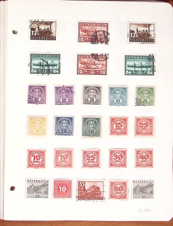 1850-1948 Old-time collection on pages with some classics, fine