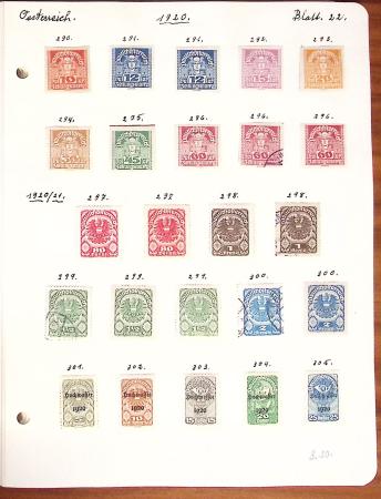 1850-1948 Old-time collection on pages with some classics, fine
