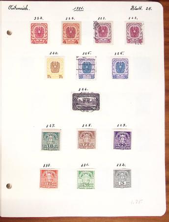 1850-1948 Old-time collection on pages with some classics, fine