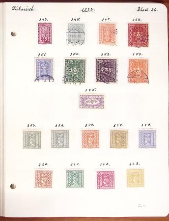 1850-1948 Old-time collection on pages with some classics, fine