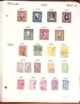 1850-1948 Old-time collection on pages with some classics, fine