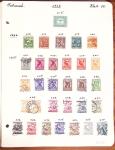 1850-1948 Old-time collection on pages with some classics, fine