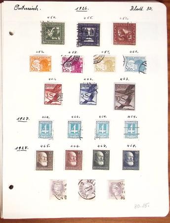1850-1948 Old-time collection on pages with some classics, fine