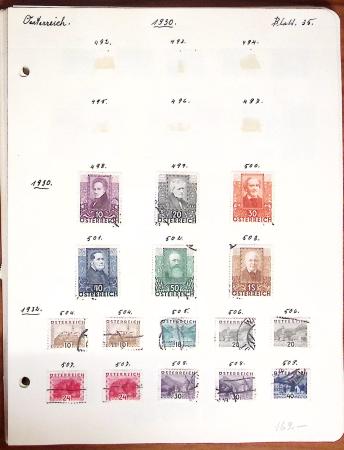 1850-1948 Old-time collection on pages with some classics, fine