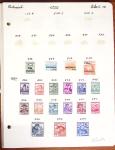 1850-1948 Old-time collection on pages with some classics, fine