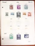 1850-1948 Old-time collection on pages with some classics, fine