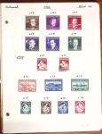 1850-1948 Old-time collection on pages with some classics, fine