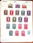 1850-1948 Old-time collection on pages with some classics, fine