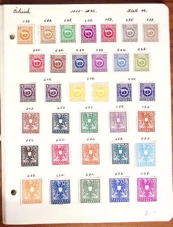 1850-1948 Old-time collection on pages with some classics, fine