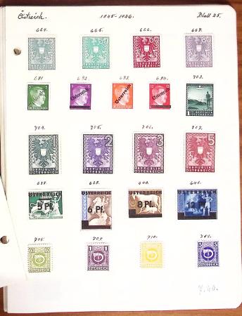 1850-1948 Old-time collection on pages with some classics, fine