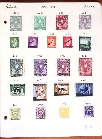1850-1948 Old-time collection on pages with some classics, fine