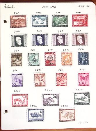 1850-1948 Old-time collection on pages with some classics, fine