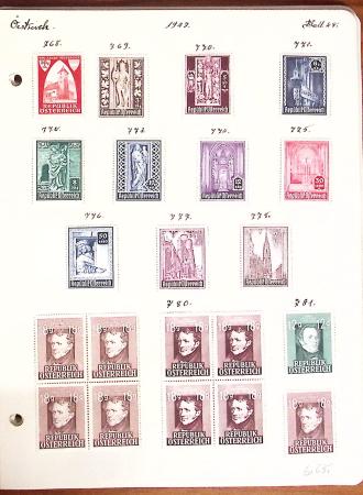 1850-1948 Old-time collection on pages with some classics, fine