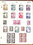 1850-1948 Old-time collection on pages with some classics, fine