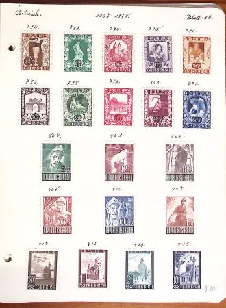 1850-1948 Old-time collection on pages with some classics, fine