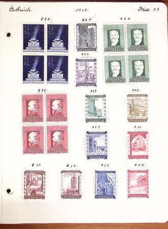 1850-1948 Old-time collection on pages with some classics, fine