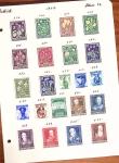 1850-1948 Old-time collection on pages with some classics, fine
