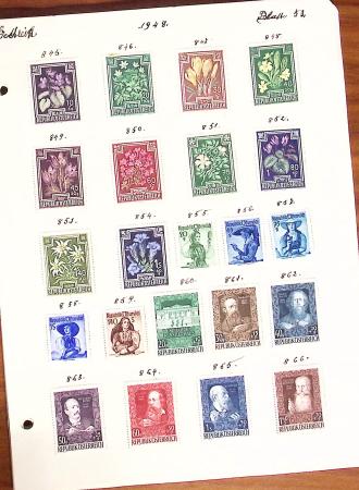1850-1948 Old-time collection on pages with some classics, fine