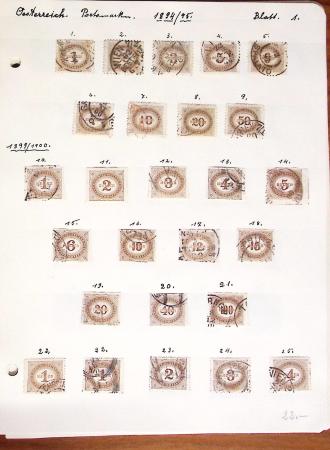 1850-1948 Old-time collection on pages with some classics, fine