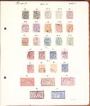 1849-1949 Ancienne collection de neufs et d'oblitérés sur pages