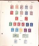 1849-1949 Ancienne collection de neufs et d'oblitérés sur pages