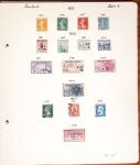 1849-1949 Ancienne collection de neufs et d'oblitérés sur pages