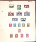 1849-1949 Ancienne collection de neufs et d'oblitérés sur pages