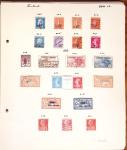 1849-1949 Ancienne collection de neufs et d'oblitérés sur pages