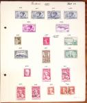 1849-1949 Ancienne collection de neufs et d'oblitérés sur pages