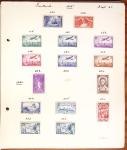 1849-1949 Ancienne collection de neufs et d'oblitérés sur pages