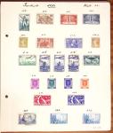 1849-1949 Ancienne collection de neufs et d'oblitérés sur pages