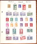 1849-1949 Ancienne collection de neufs et d'oblitérés sur pages