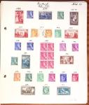 1849-1949 Ancienne collection de neufs et d'oblitérés sur pages