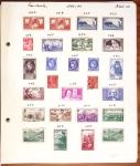 1849-1949 Ancienne collection de neufs et d'oblitérés sur pages