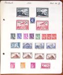 1849-1949 Ancienne collection de neufs et d'oblitérés sur pages