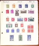 1849-1949 Ancienne collection de neufs et d'oblitérés sur pages