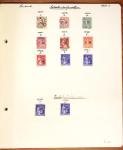 1849-1949 Ancienne collection de neufs et d'oblitérés sur pages