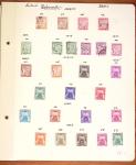 1849-1949 Ancienne collection de neufs et d'oblitérés sur pages