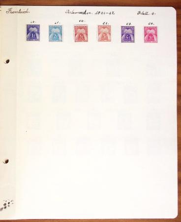 1849-1949 Ancienne collection de neufs et d'oblitérés sur pages